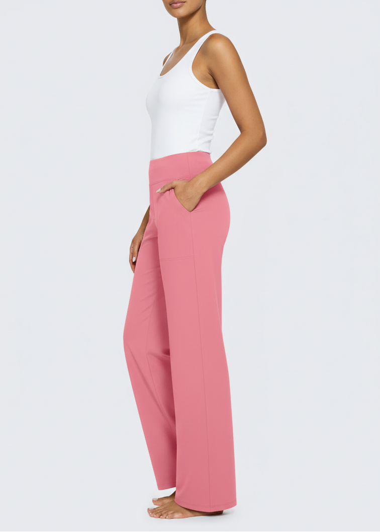 JALO Loose High-Waist Business Casual Pants 