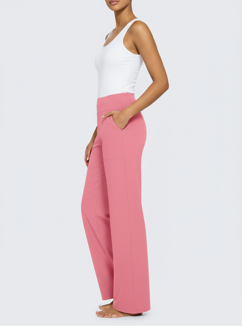 JALO Loose High-Waist Business Casual Pants 