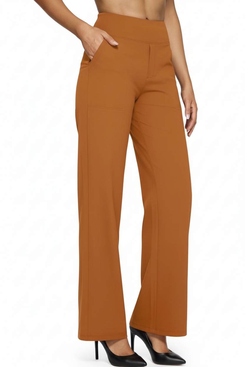 JALO Loose High-Waist Business Casual Pants 